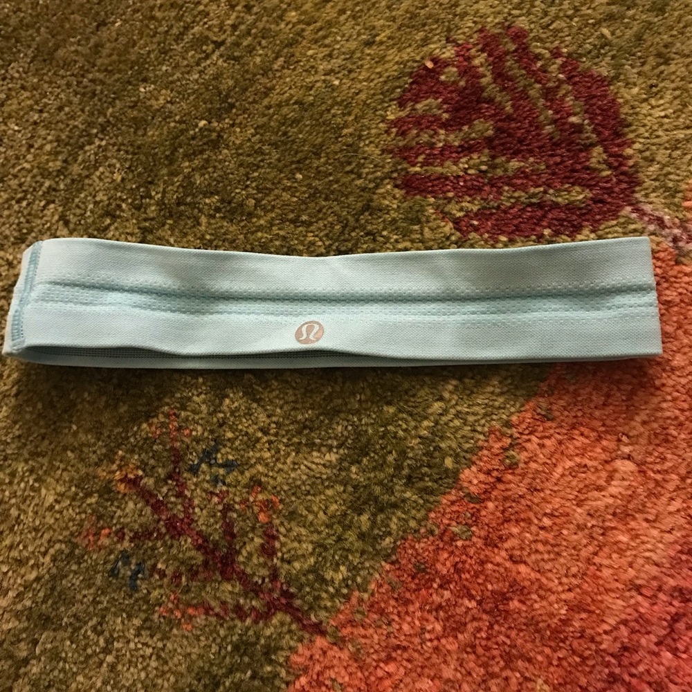 light blue lululemon headband